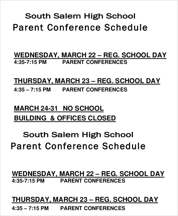 parent conference