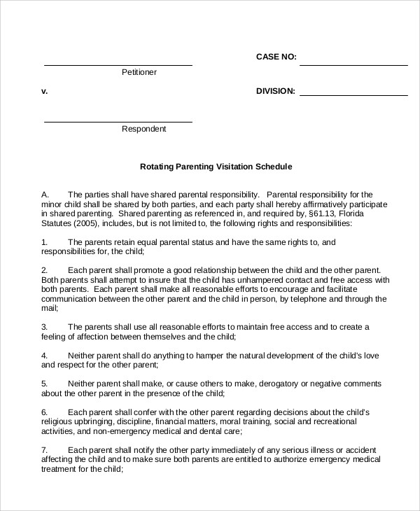 Vesting Schedule Template