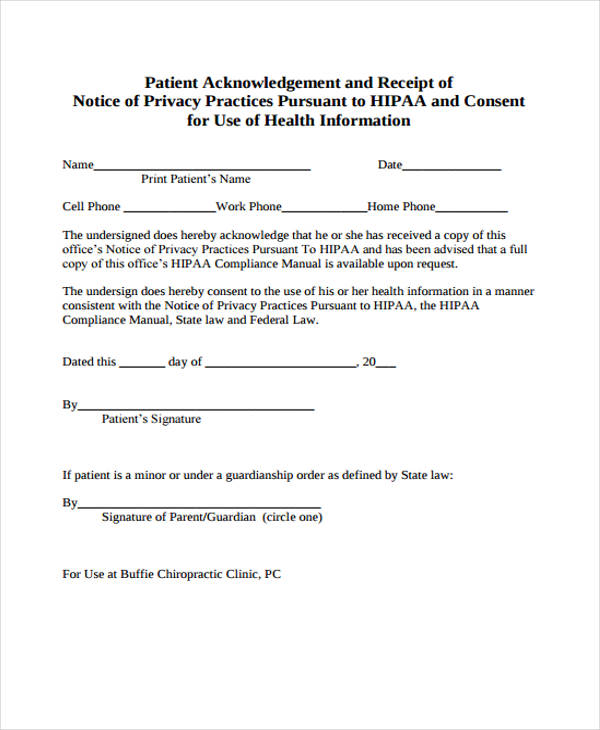 acknowledgement receipt template 11 free word pdf