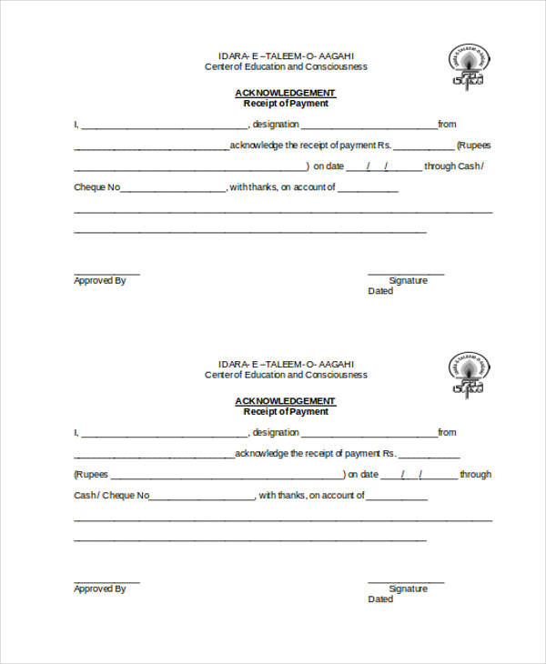 39+ Receipt Formats