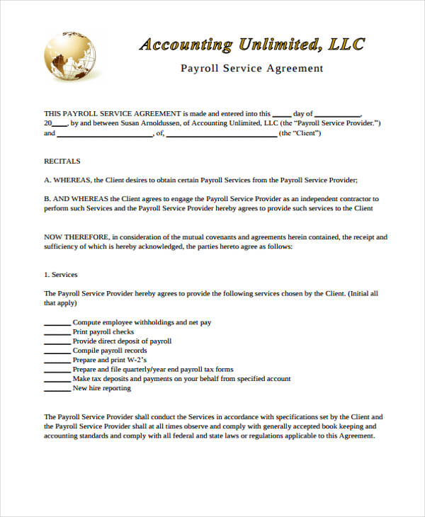 20+ Service Contract Templates - Word, Docs, Pages | Free ...