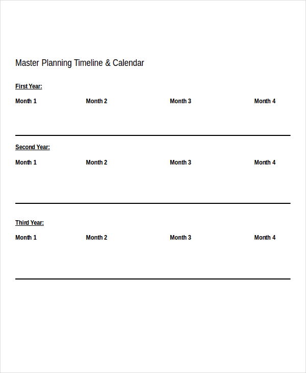 planning calendar