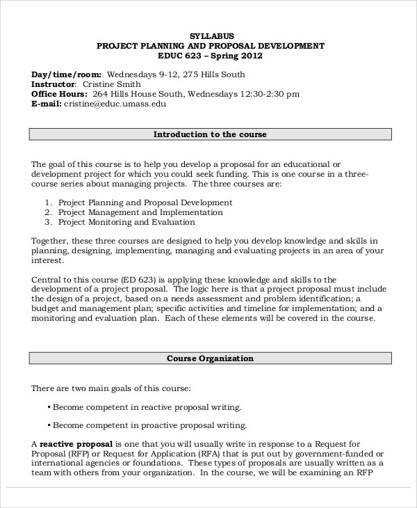 planning development proposal