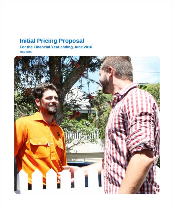 pricing proposal