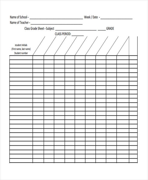 14-grade-sheet-templates-sample-example-format-download