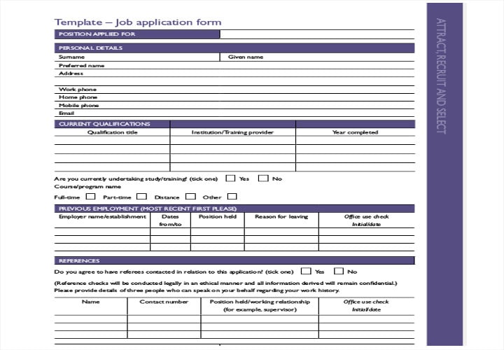 printable-job-application-form