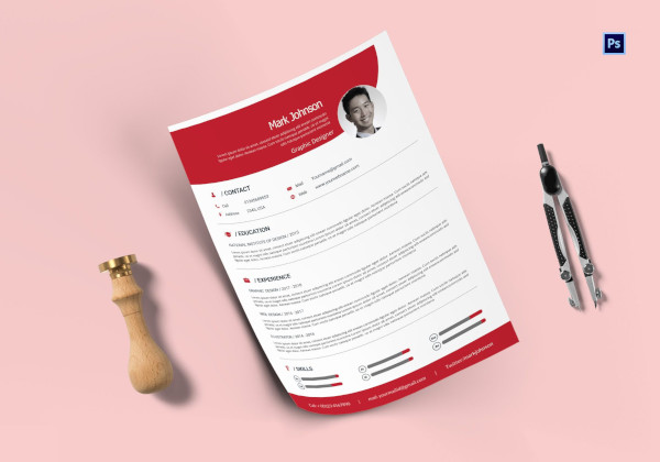 Graphic Designer Resume Template - 21+ Word, PDF Format Download