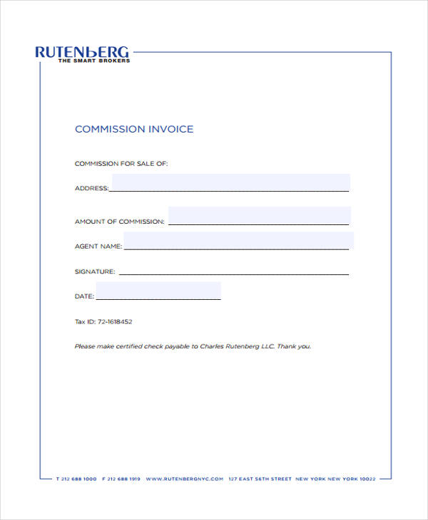 real estate commission invoice template 10 Doubts You ibrizz com