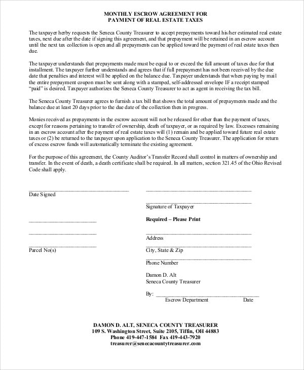 12+ Escrow Agreement Templates Free Word, PDF , Google Docs, Pages