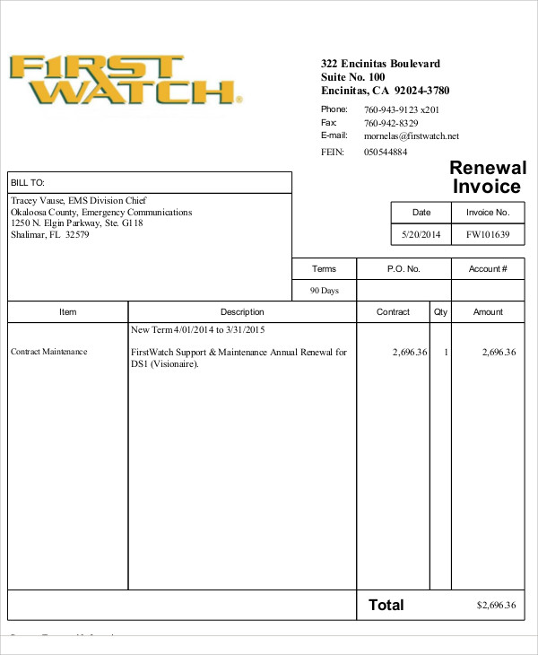 Print, email, or download customer invoices