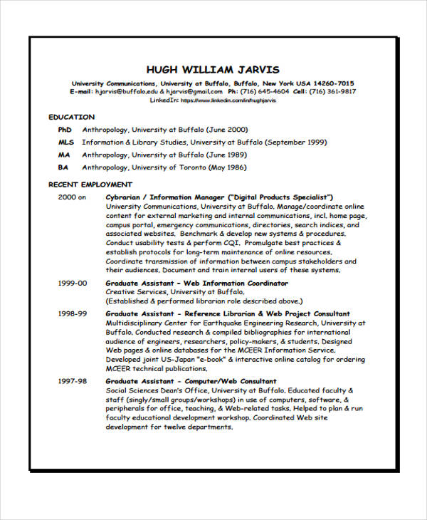 representative resume