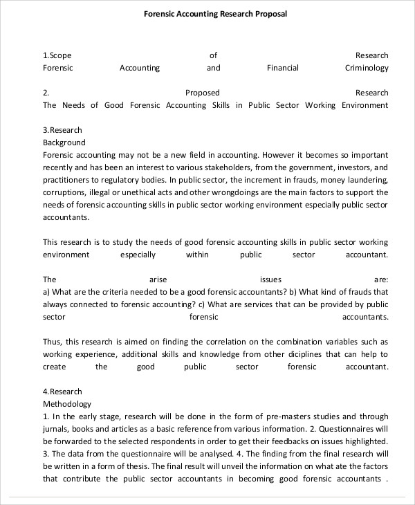 14+ Accounting Proposal Templates - Word, Apple Pages, Google Docs