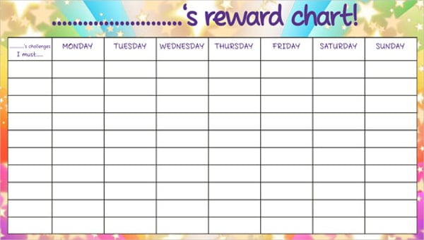 reward chart template free - Togo.wpart.co