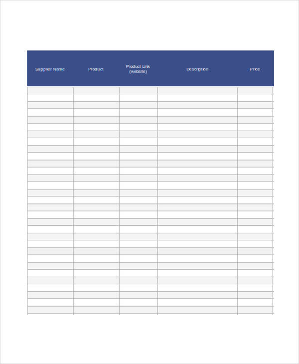 Normal Stock List Example Stock Inventory - 6+ Free Sample, Example Format Download
