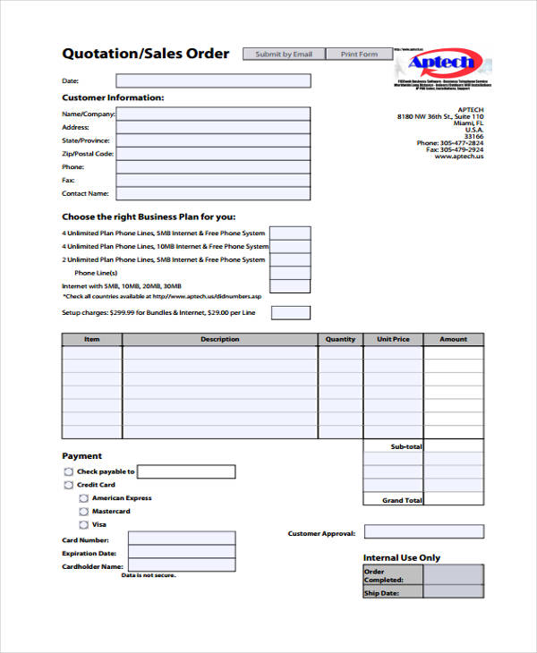24+ Quotation Formats in PDF Illustrator InDesign MS Excel