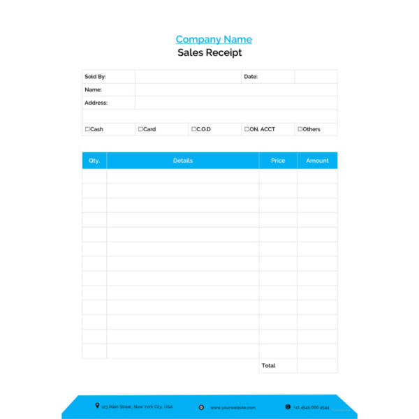 27+ Receipt Formats in Word