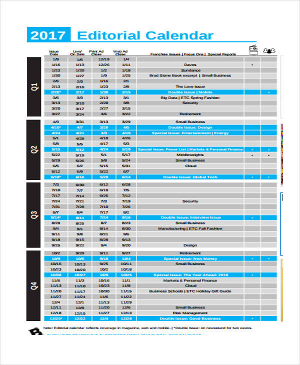 sample calendar in pdf
