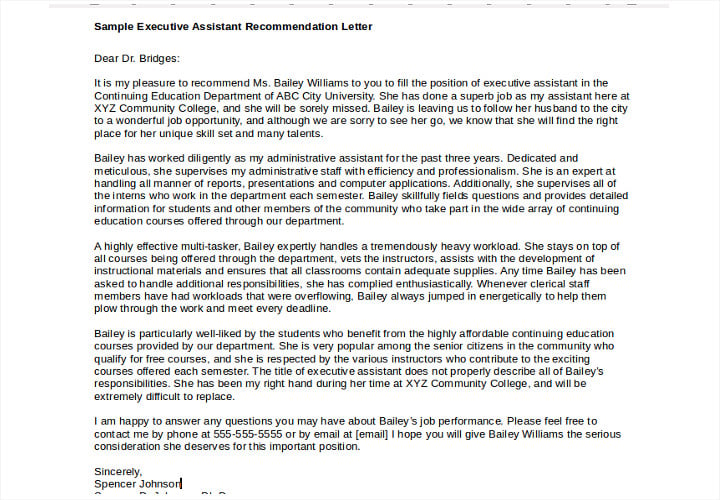 sample-executive-assistant-recommendation-letter