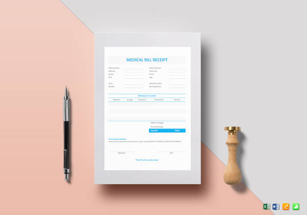 bill receipt template 14 free word pdf format download