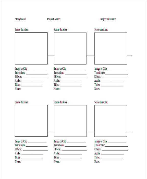 sample project storyboard