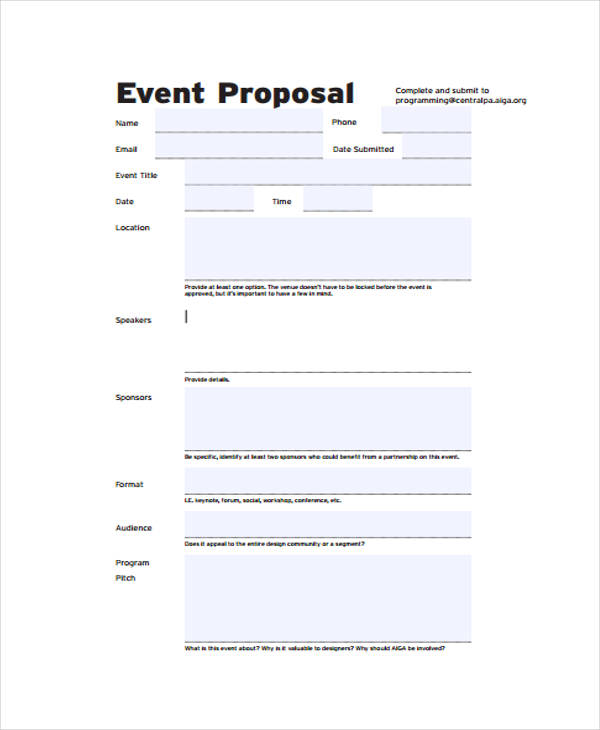 53+ Simple Proposal Templates - Word, PDF, Google Docs | Free & Premium