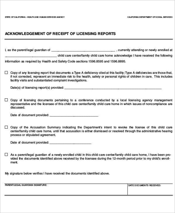 11 Acknowledgement Report Samples Docs Word Pdf Pages Free