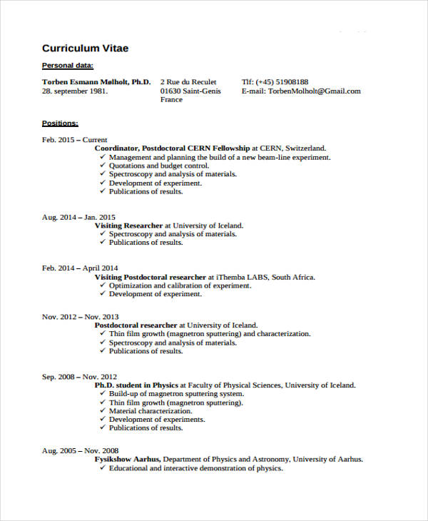 7 Summer Job Resume Templates Free Samples Examples