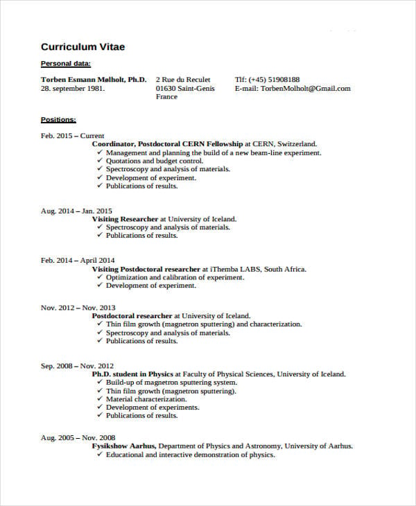 9  summer job resume templates