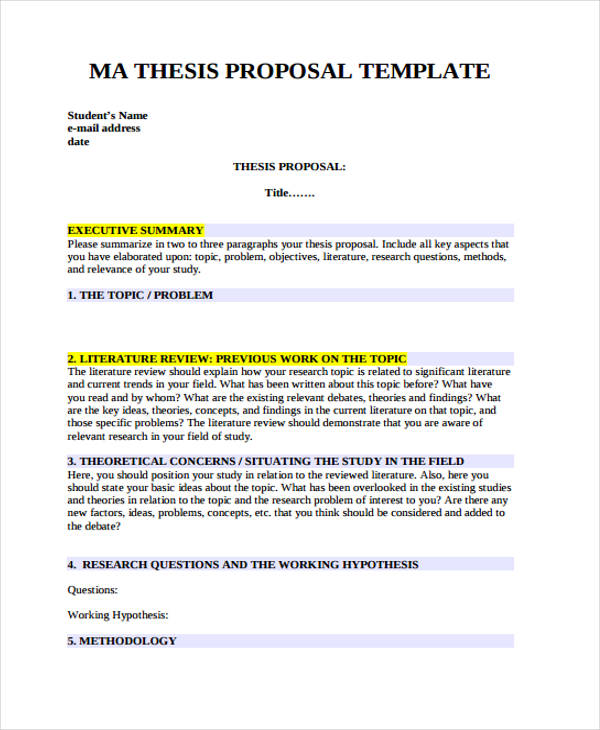 sample thesis