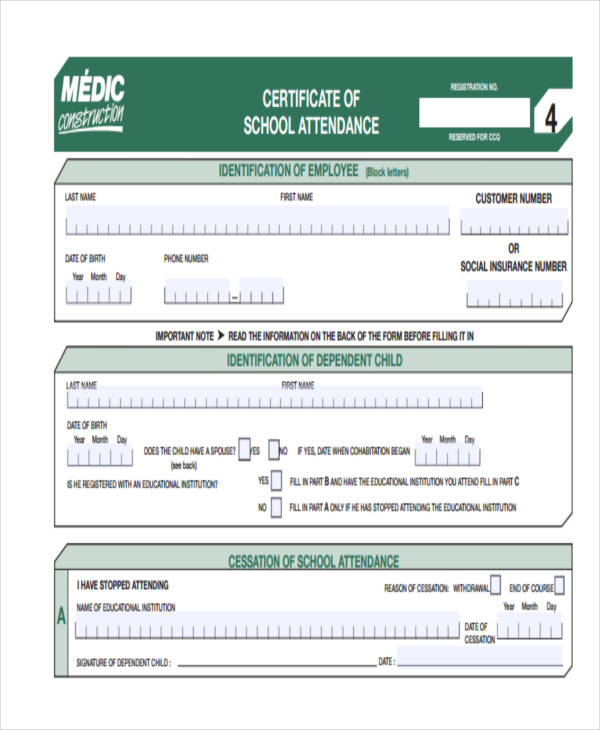 Certificate Formats Templates 43 Word Excel PDF Documents Download
