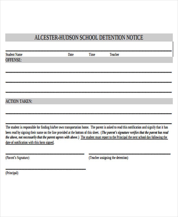 detention-notice-templates-6-free-word-pdf-format-download