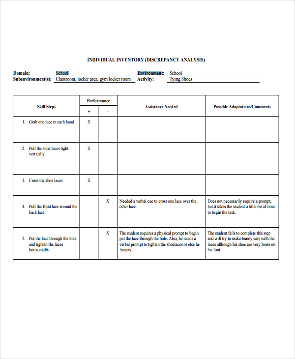 8+ School Inventory Templates Word, PDF
