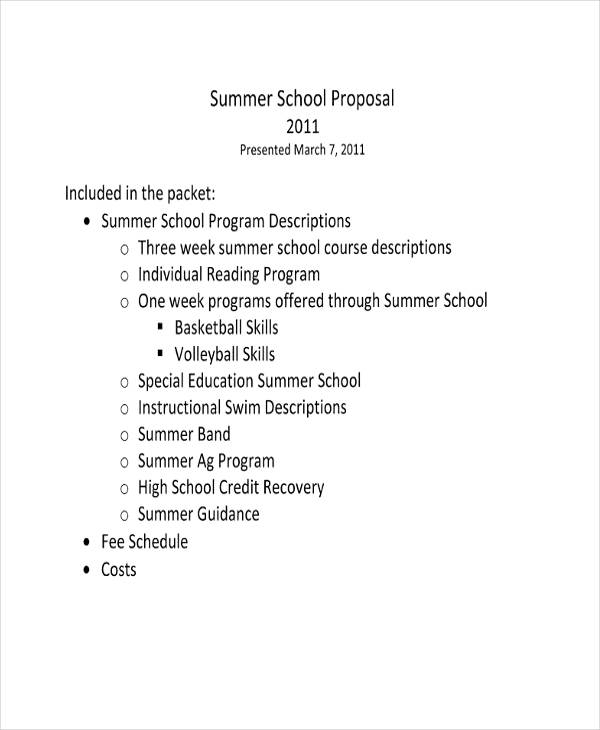 23+ Program Proposal Templates - Word, PDF, Google Docs, Apple Pages