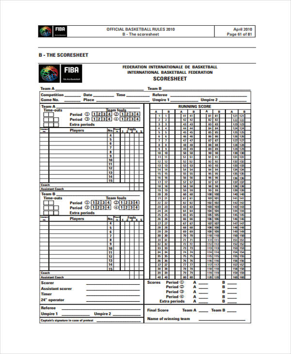 20 20 Cricket Score Sheet Pdf Whitemag