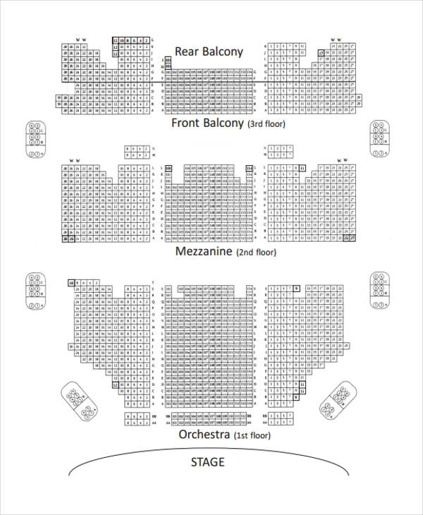 Shubert Boston Seating Chart