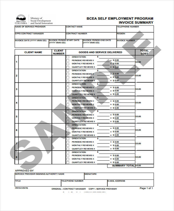 40 printable invoice templates word pdf ai google docs free