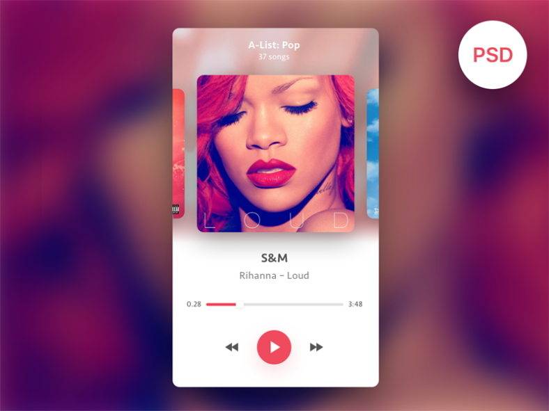 18+ Music App Designs For Mobile Devices