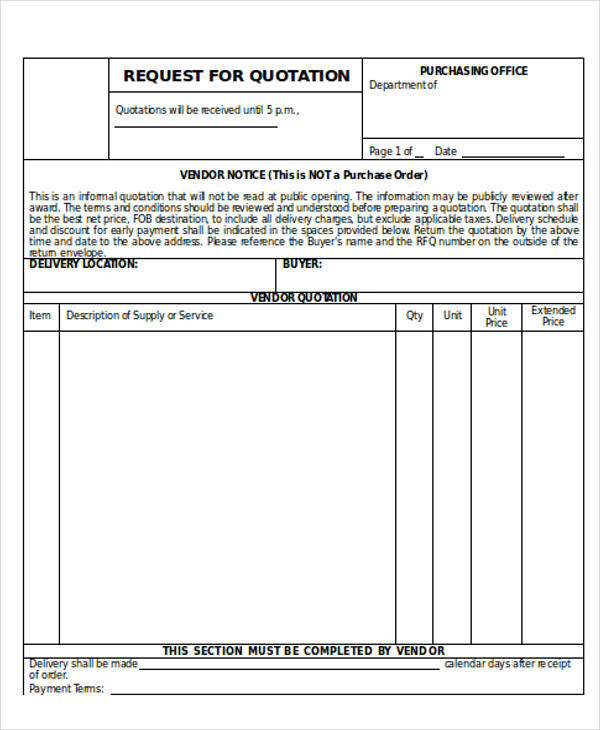 19+ Quotation Templates in Doc