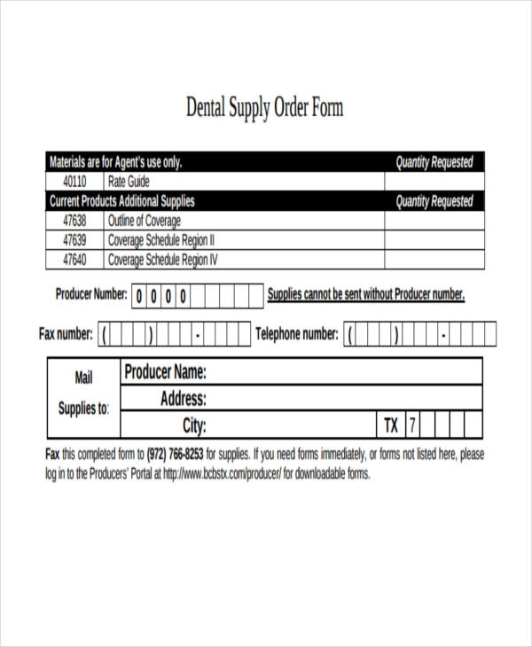 10 Supply Order Templates Free Sample, Example, Format Download