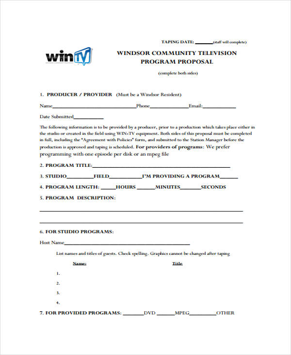 tv pilot format