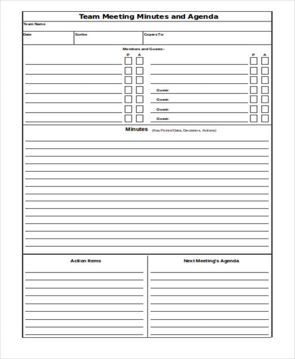 39+ Agenda Templates in Excel