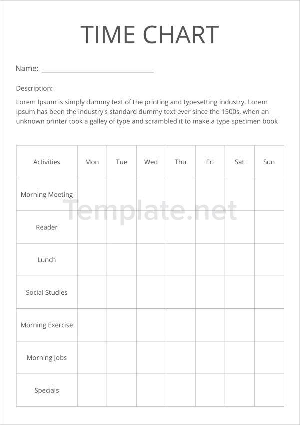 34+ Chart Templates