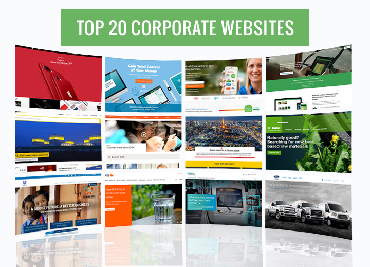 top 20corporte webs