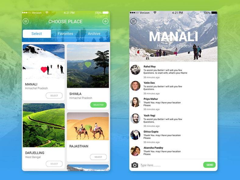 16+ Travel App Designs