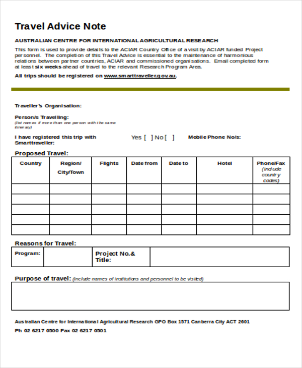 Advice Note Templates 7+ Free Word, PDF Format Download