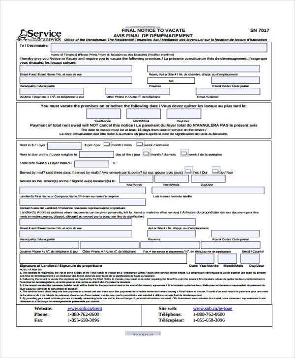 35+ Notice Templates in PDF