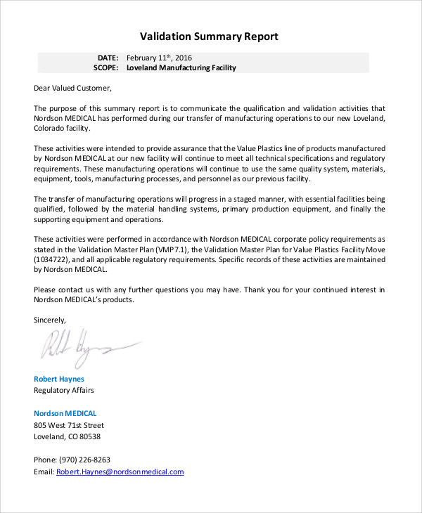 Validation Report Templates - 9+ Free Word, PDF Format Download