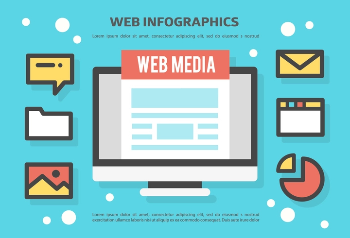 web infographics vector