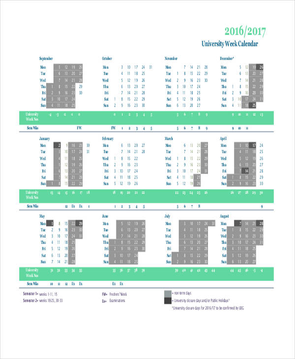 24+ Calendar Templates in PDF