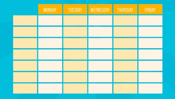 weekly activity schedule template 8 free sample example format download free premium templates